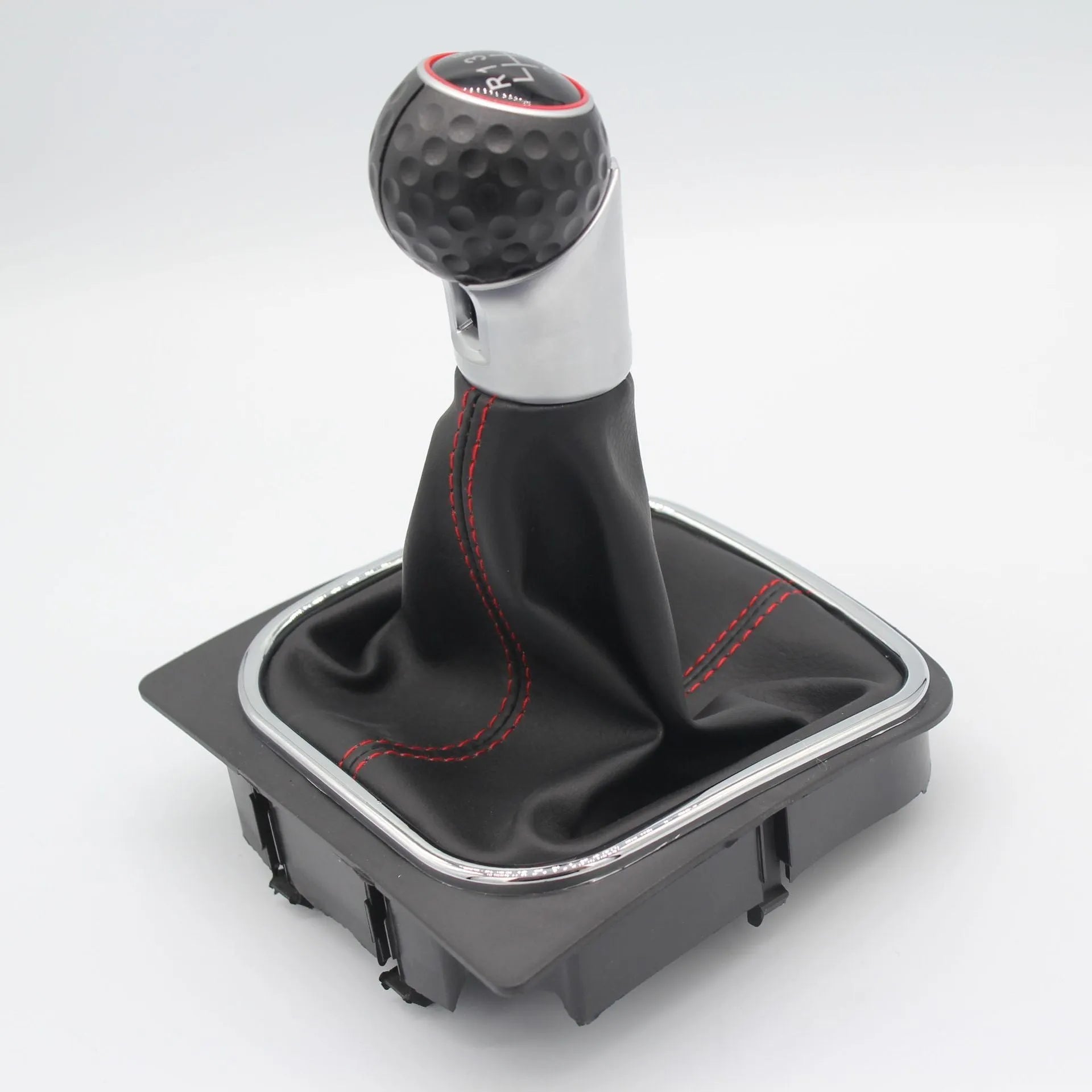 Leather gear shift knob handball for Volkswagen Golf 5 6 7 models with 12mm fitting.