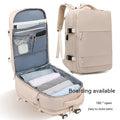 Large capacity waterproof mummy backpack in various colours including black, mint green, pink, and light blue