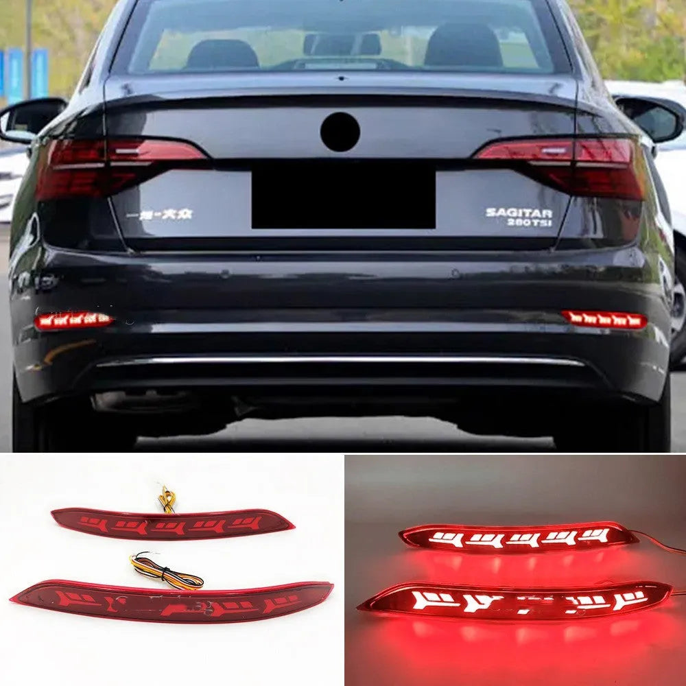 Volkswagen Sagitar rear bumper LED light with scan flowing water patterns for 19-21 models
