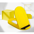 Plastic lazy bracket mobile phone stand showing 360-degree rotation adjustment in multiple colour options