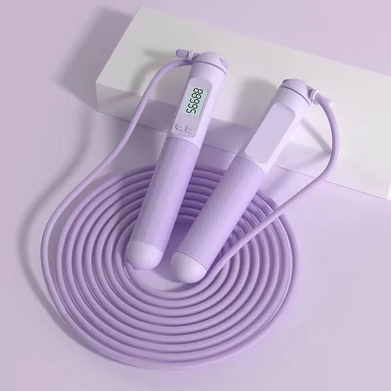 ABS plastic skipping rope with bearings in multiple colour options for fitness training