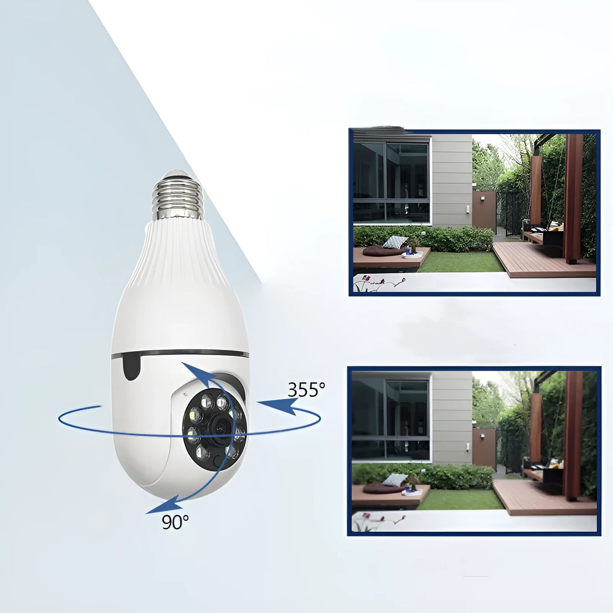 Minions character wireless surveillance camera with wide-angle lens