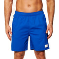 Men's solid colour quick-dry nylon beach shorts with straight leg opening