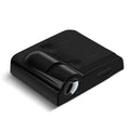 Black and beige ABS plastic car decorative projection radium lamp body measuring 6.5cm x 6.3cm