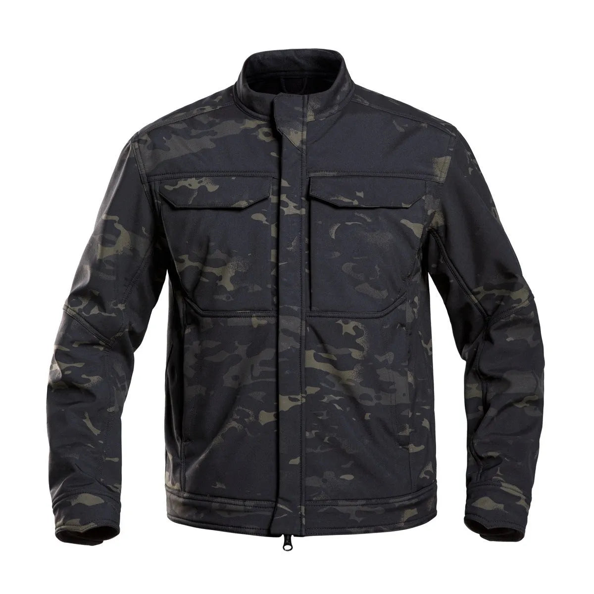 Bone Frog Peak Breaker soft shell jacket in black for mountaineering and camping