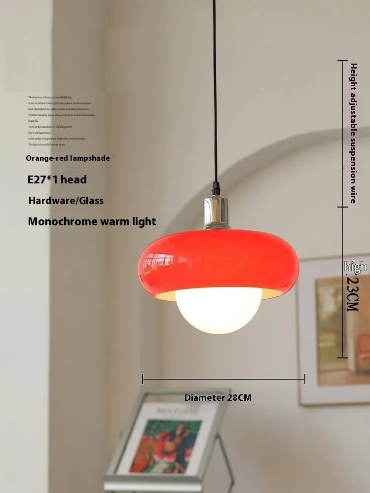Bauhaus three headed egg tart pendant light in milk white glass for retro ceiling lighting