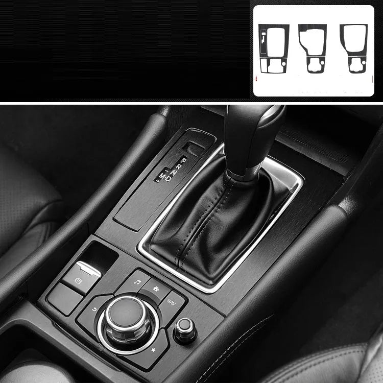 Unksera car interior decorative film sticker kit for centre console, instrument panel, and door handle modification