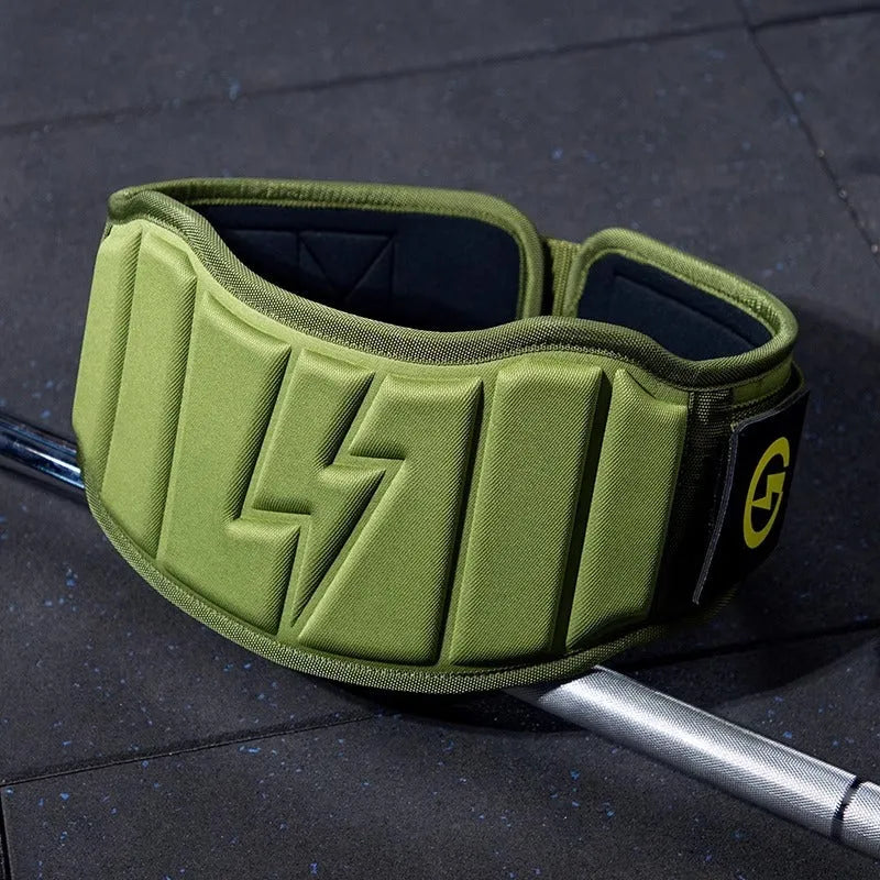 Abdominal exercising waist band for strength training and weightlifting protection