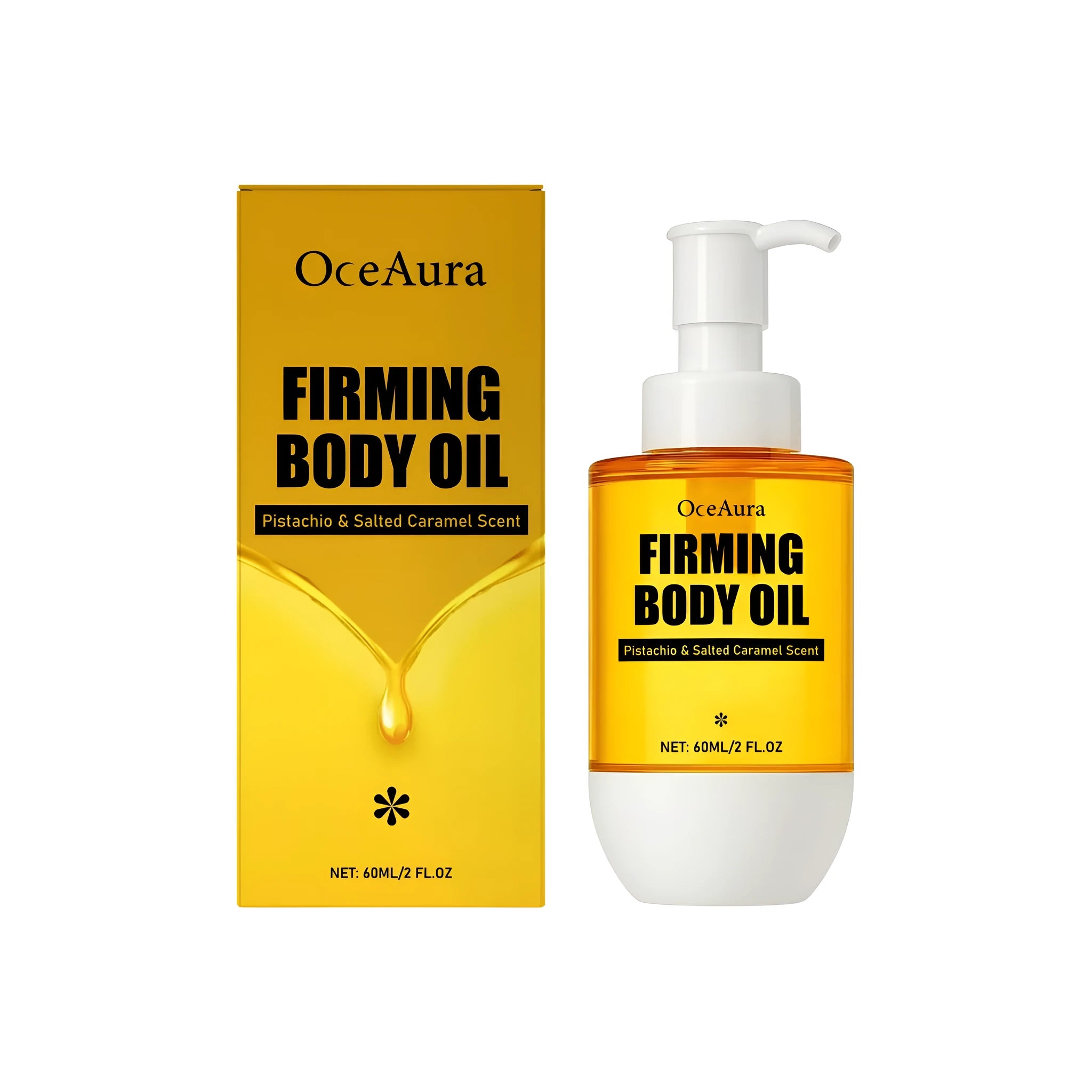 60ml bottle of tightening and wrinkle resistant body oil