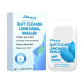 Quit Cleanse Lung portable nasal inhaler aspirator unit with 1.8ml capacity.