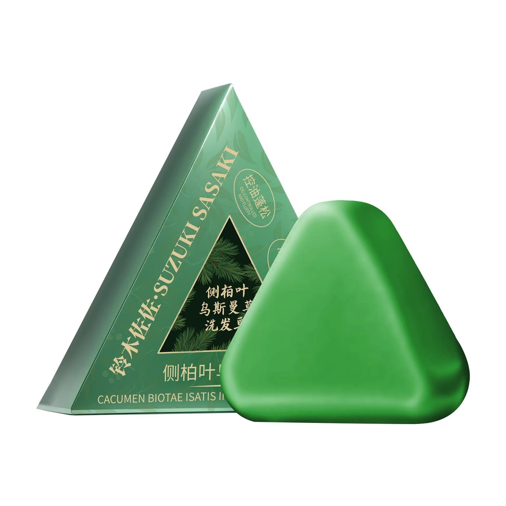A single 120g handmade shampoo bar soap with Chinese Arborvitae Twig and Polygonum Multiflorum for hair care.