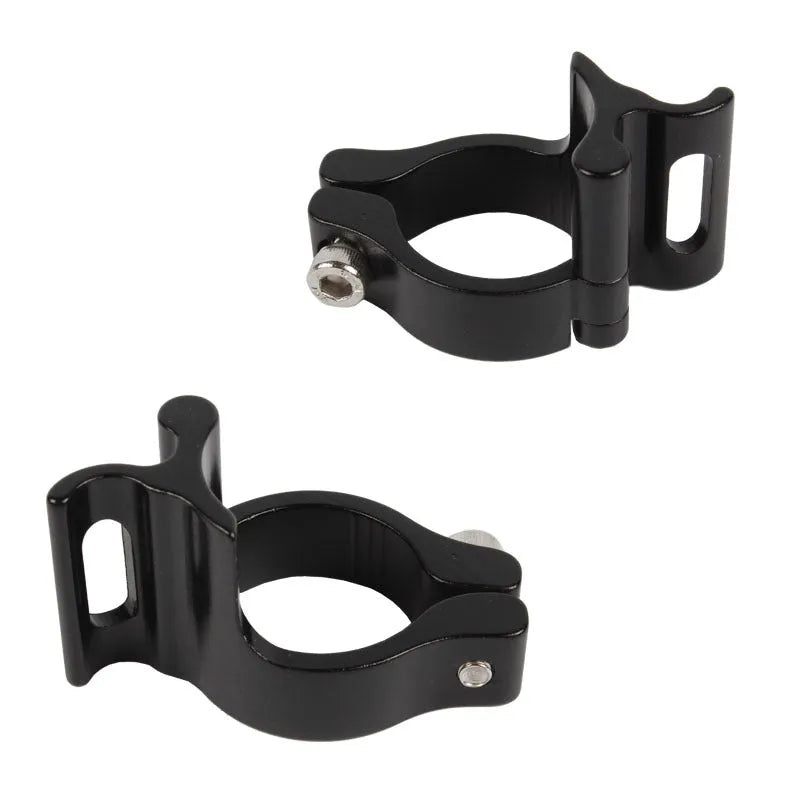 28.6mm black aluminium alloy vehicle clamp ring with steel frame for hose connections
