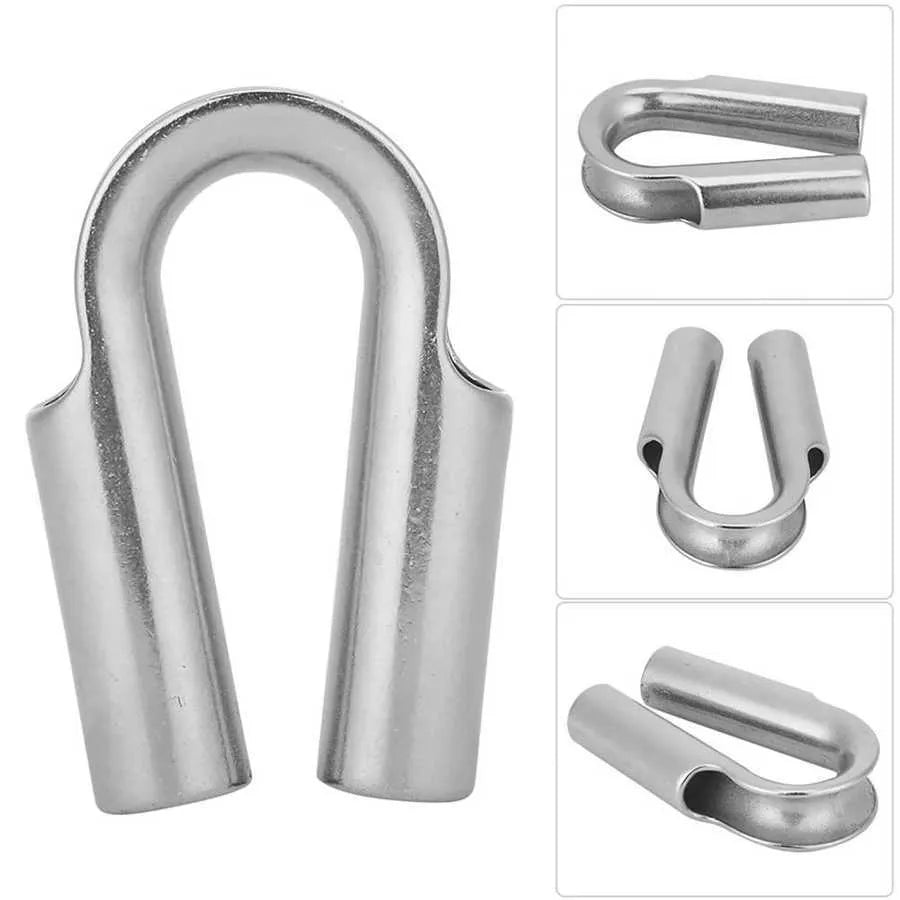 Stainless steel tubular chicken heart ring, a round sleeve ring for industrial fastening.