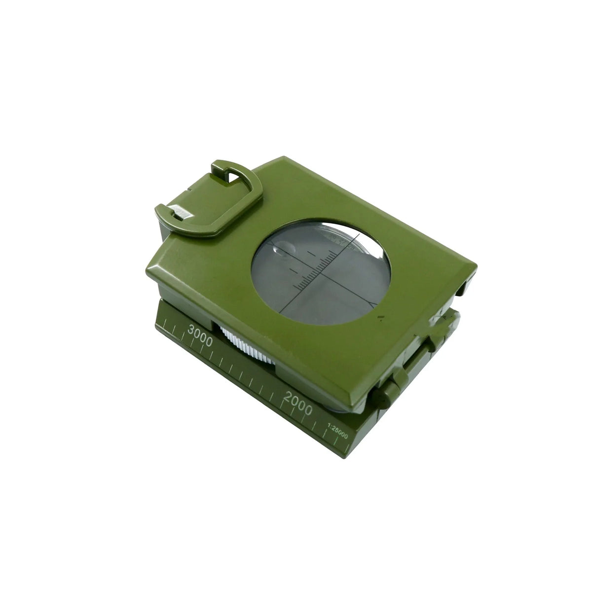 K4074 professional metal outdoor compass with hanging ring and ABS components for hiking navigation