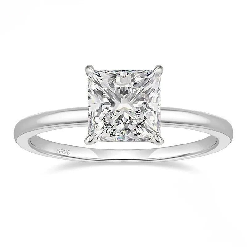 Polished geometric round ring for women in 925 silver, shown in gold, rose gold, and silver colour finishes.
