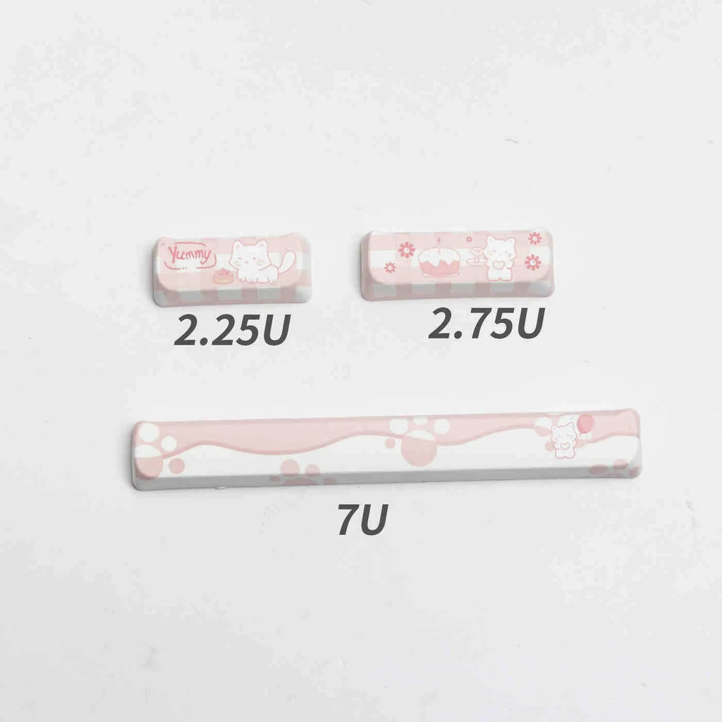 Full set of PBT sublimation keycaps for mechanical keyboards with over 98 keys