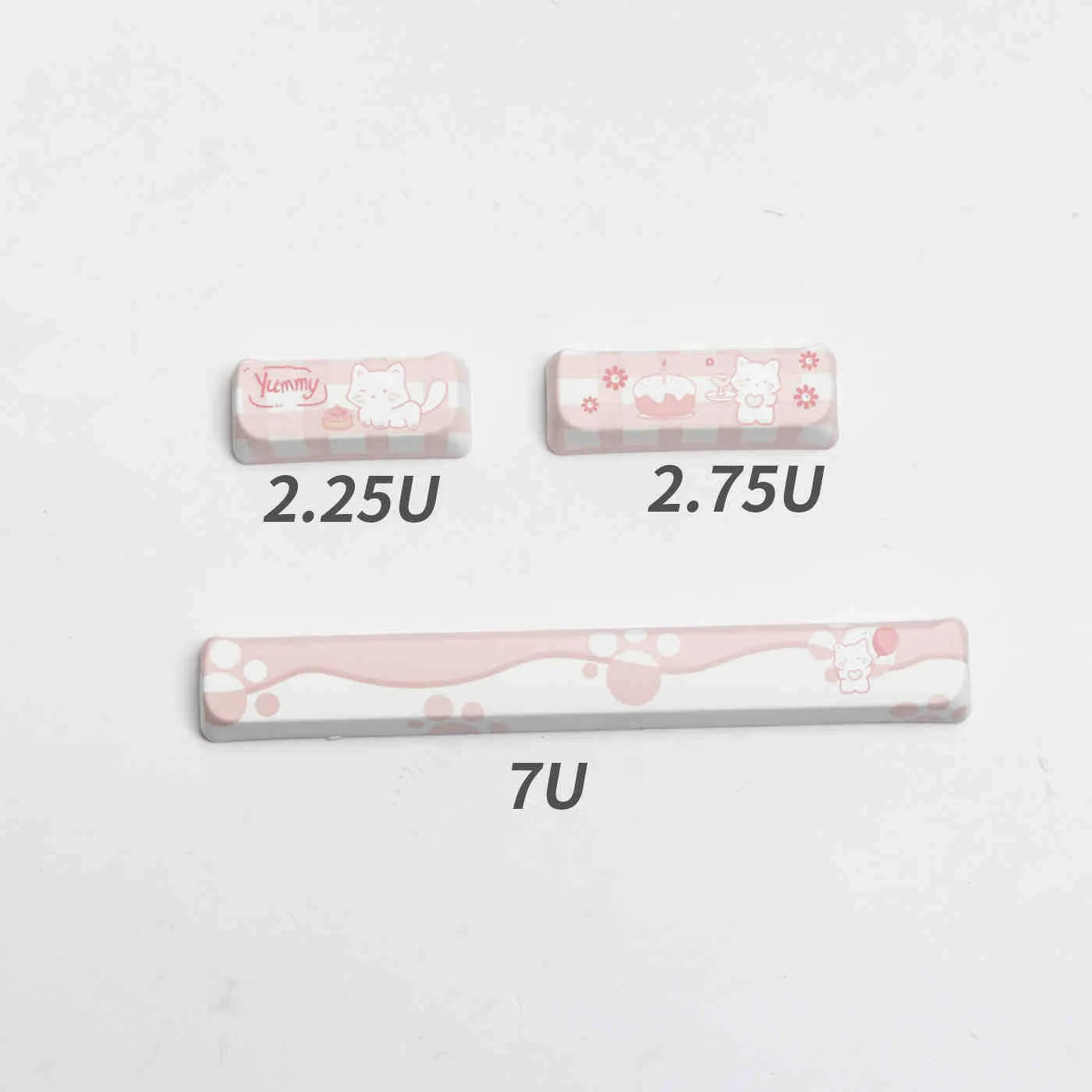 Full set of PBT sublimation keycaps for mechanical keyboards with over 98 keys