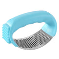 304 stainless steel garlic press in modern design with colour options for kitchen use