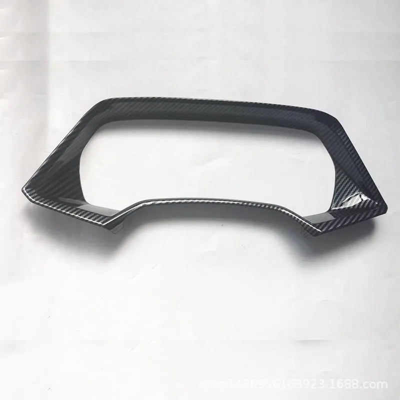 BMW X5 dashboard decoration frame in ABS plastic with carbon fibre or peach wood finish