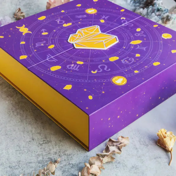 Paper Halloween countdown gift box for crystal advent calendars