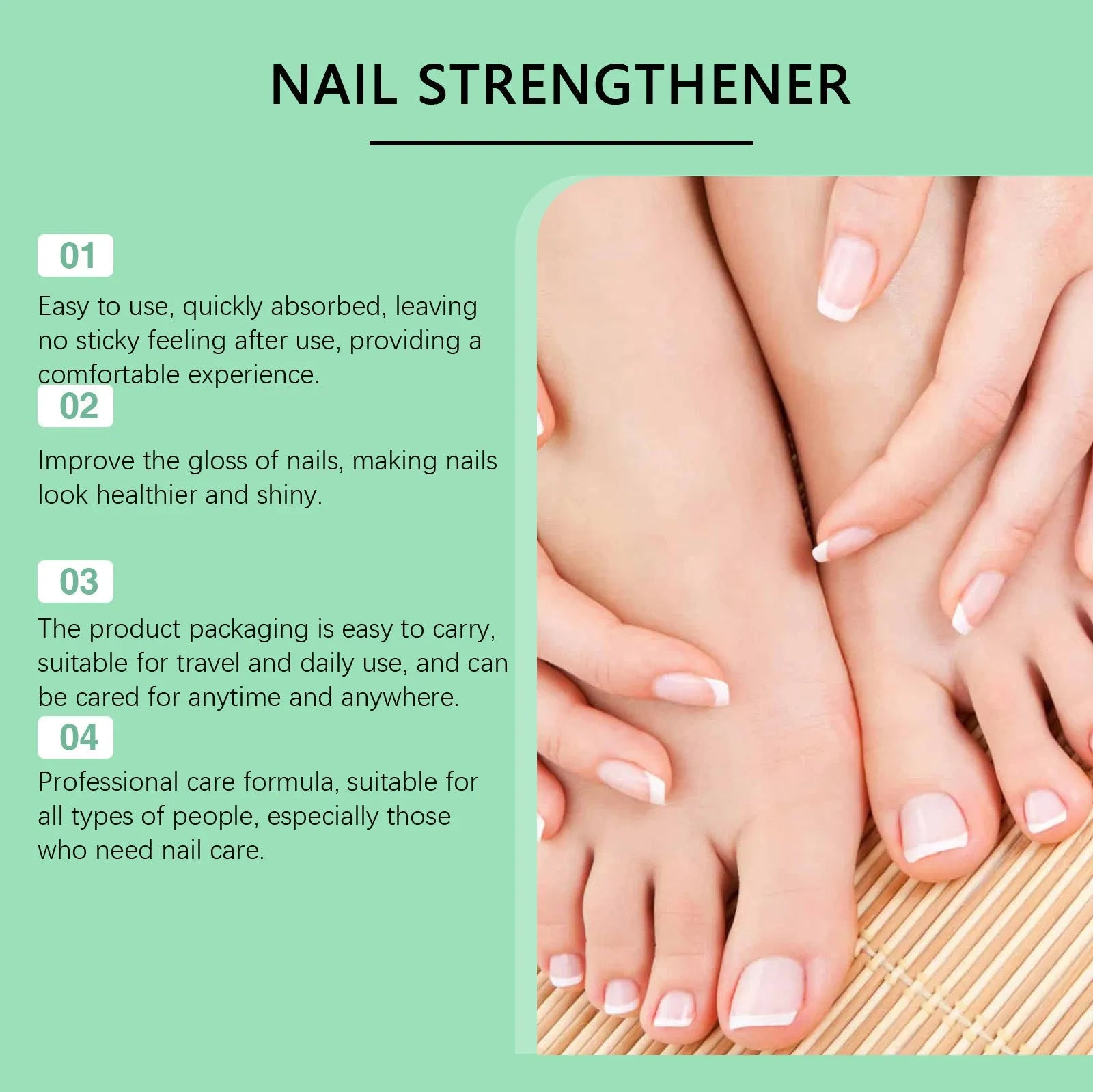30ml bottle of nail care daily gentle cleaning solution for natural nail maintenance
