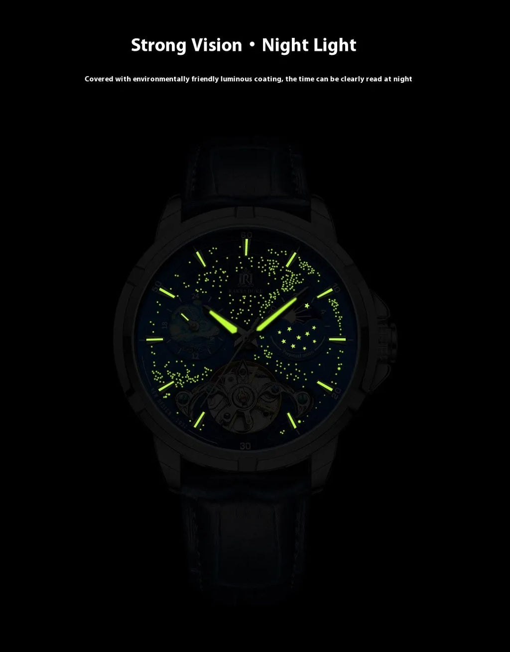Men's T885B automatic mechanical watch with blue dial and stainless steel case