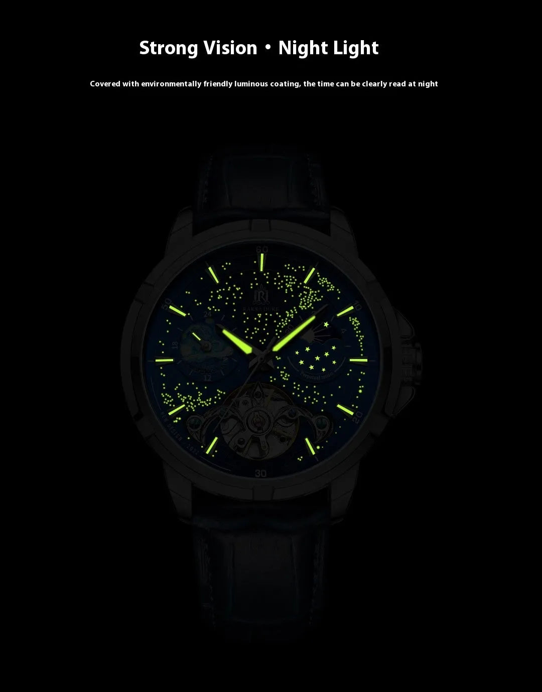 Men's T885B automatic mechanical watch with blue dial and stainless steel case