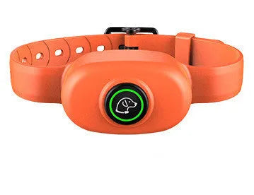 Black rechargeable waterproof dog training collar with remote control for anti-bark training