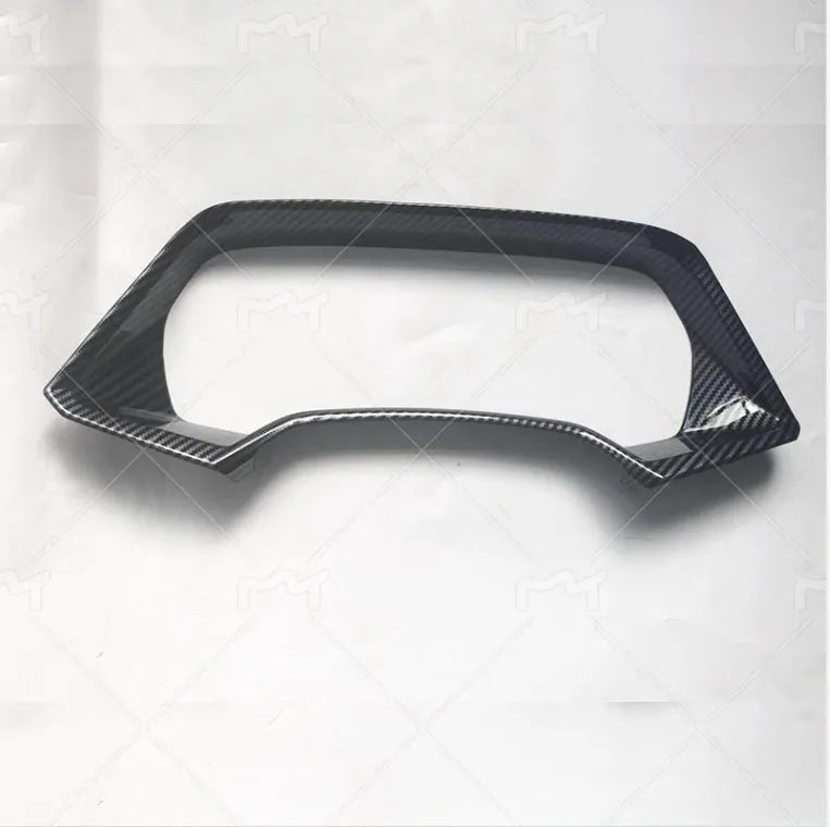BMW X5 dashboard decoration frame in ABS plastic with carbon fibre or peach wood finish