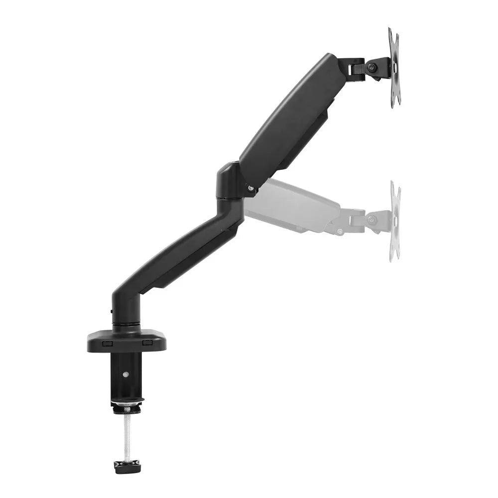 Black rotating telescopic LCD screen bracket elevated desk stand