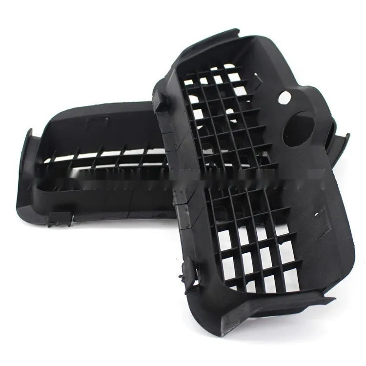 Black ABS plastic fog light cover pair for Volkswagen Golf 3 front bumper.