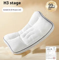 Children's partition neck pillow with double-sided cold warm design and antibacterial properties for ages 1-6