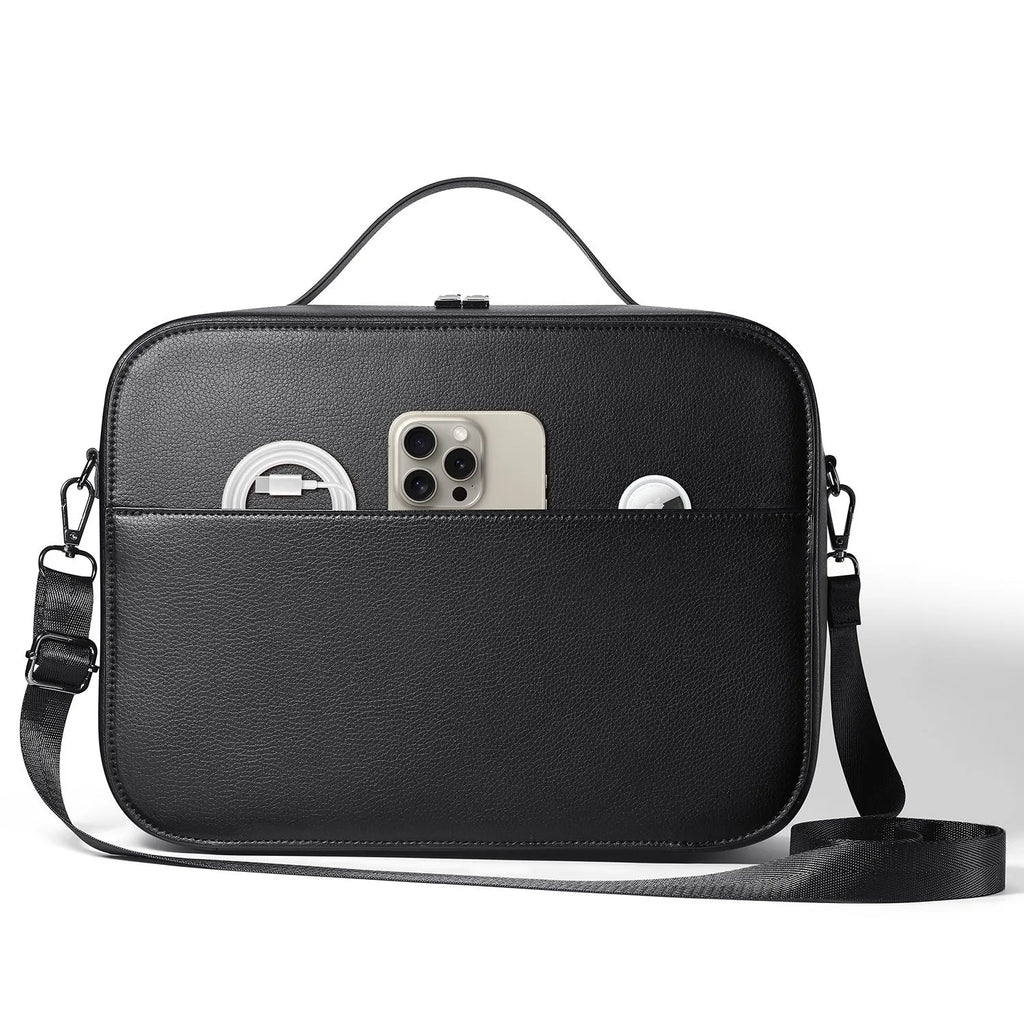 Black superfiber storage box for Apple Vision Pro MR head-mounted display