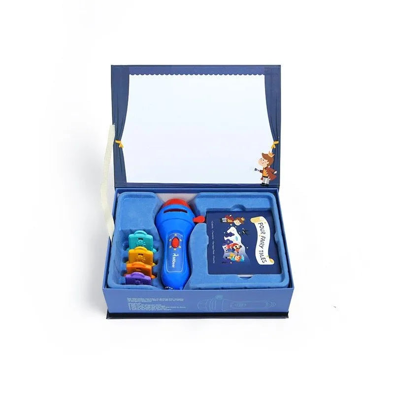 SmartKids children's storybook projector torch with clip-on fairy tale projection discs