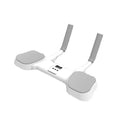 White aluminium alloy flat support trainer for home fitness exercises