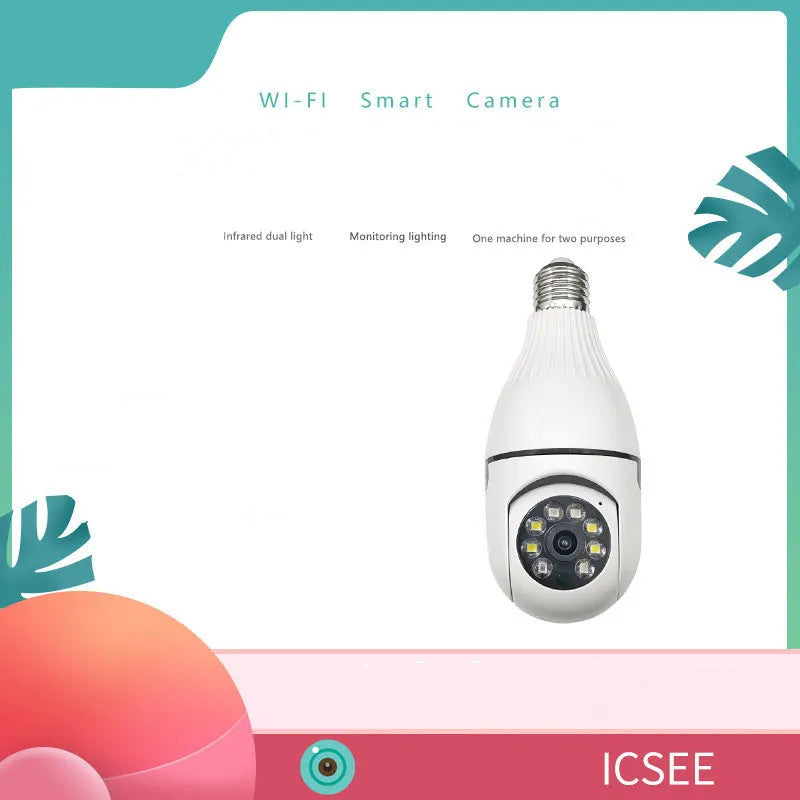 Minions character wireless surveillance camera with wide-angle lens