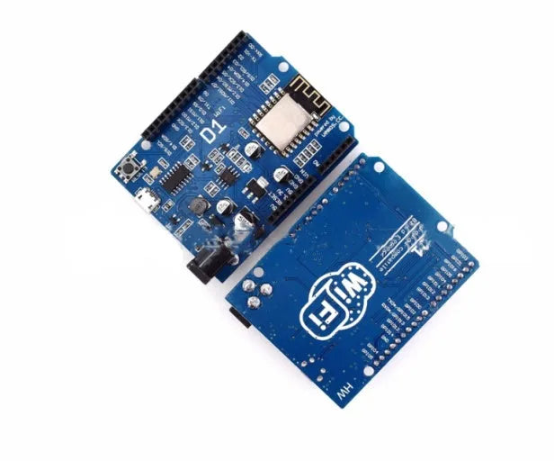 ESP-8266EX Arduino-compatible WIFI development board with multiple I/O pins and onboard components