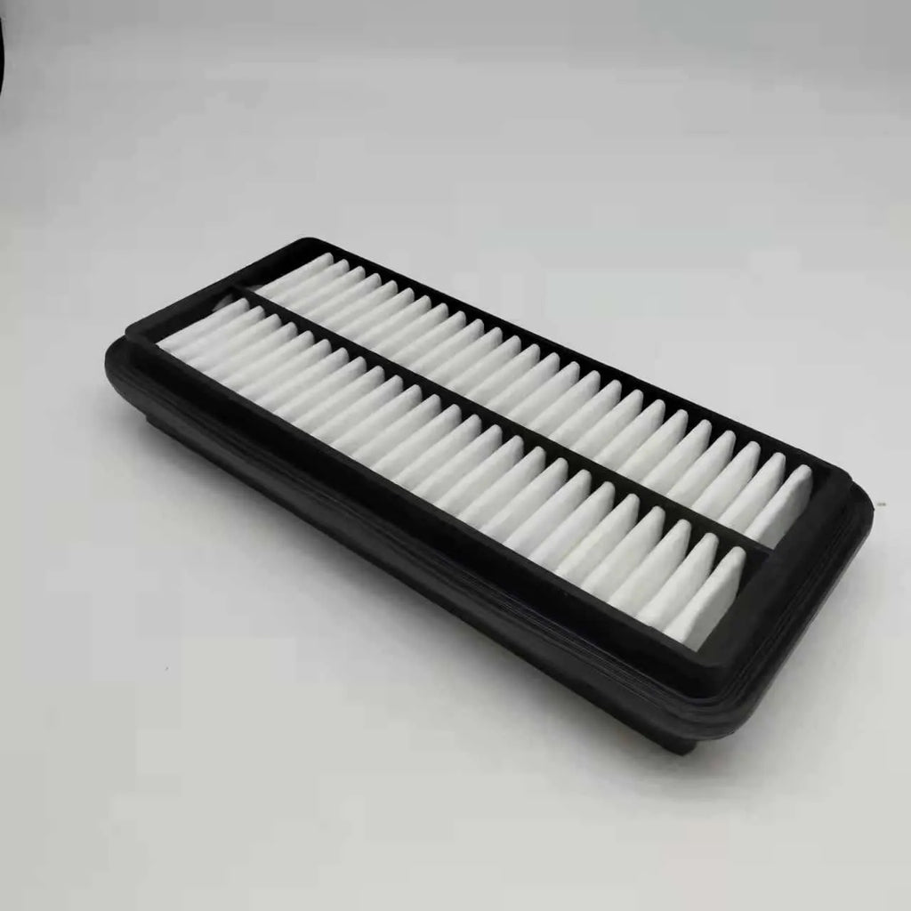 Black car air filter replacement part measuring 256mm by 113mm by 40mm for Modern vehicles
