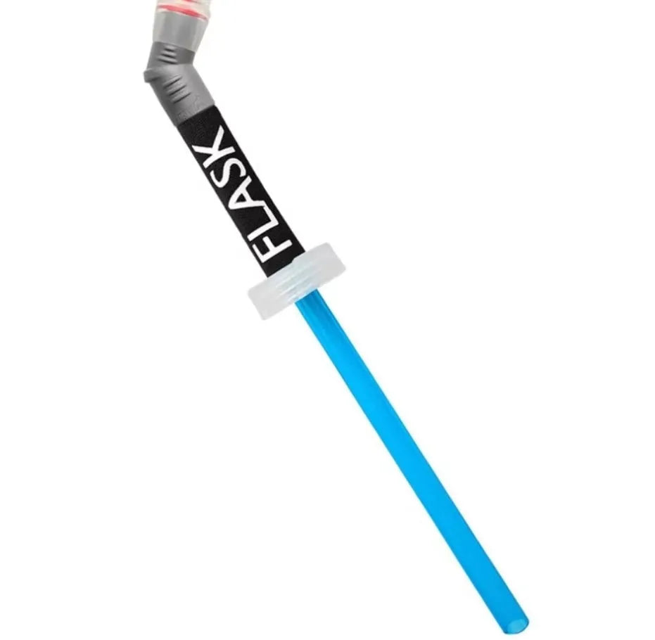 Plastic portable straw with suction tube for mountain climbing and biking hydration