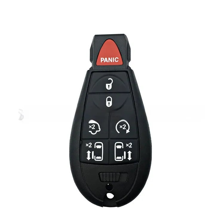 Dodge Chrysler car key shell replacement with ABS brass construction measuring 85x42x15mm