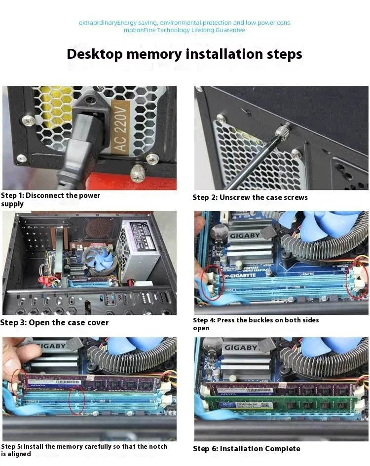 4GB DDR3 1600MHz desktop computer memory module for AMD systems