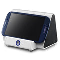 Wireless mini Bluetooth speaker in black or white for mobile phones and computers