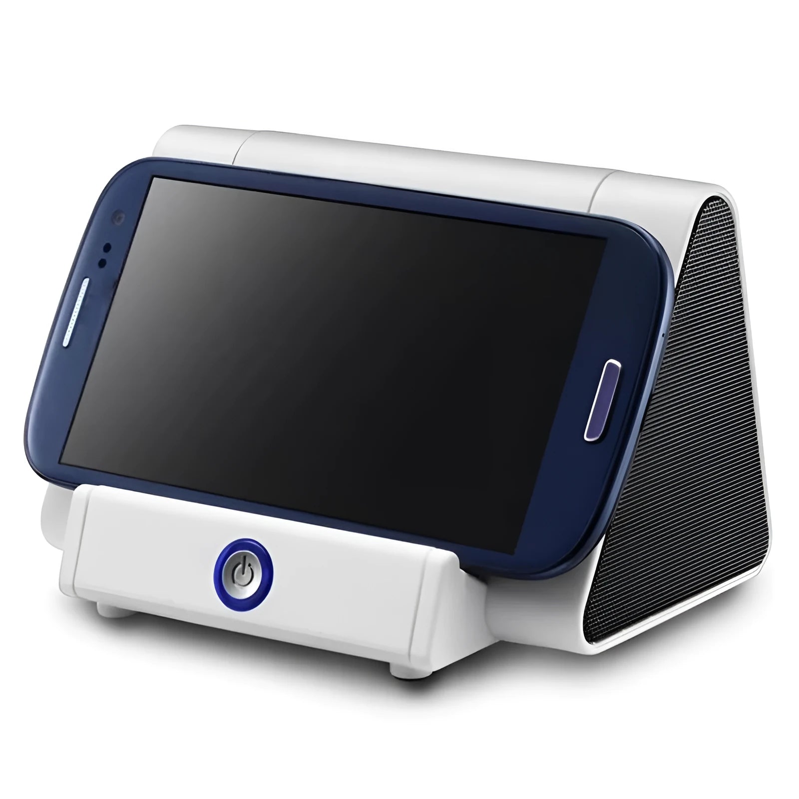 Wireless mini Bluetooth speaker in black or white for mobile phones and computers