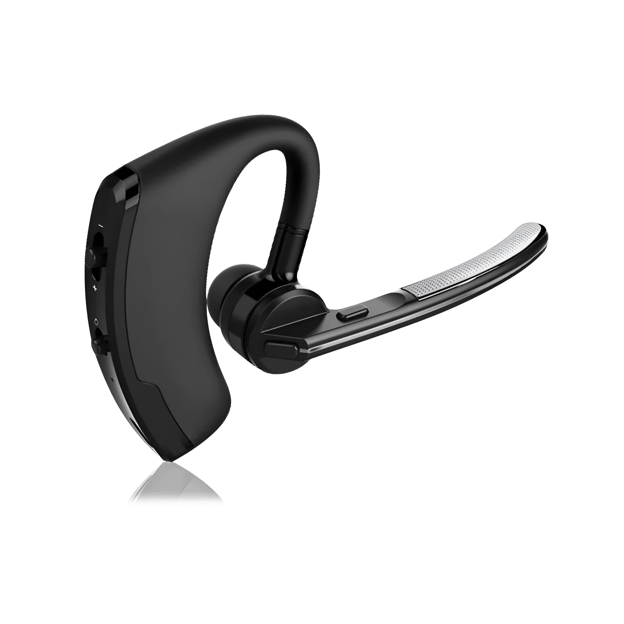 V9 Business Bluetooth wireless headset with ear bud and charging cable