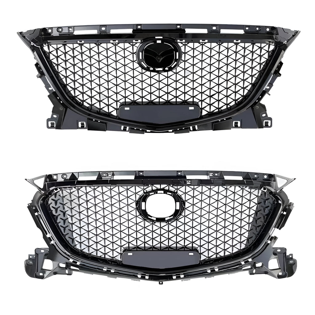Unksera M10 three-section front shovel car tail for BMW retrofitting in carbon braze pattern finish