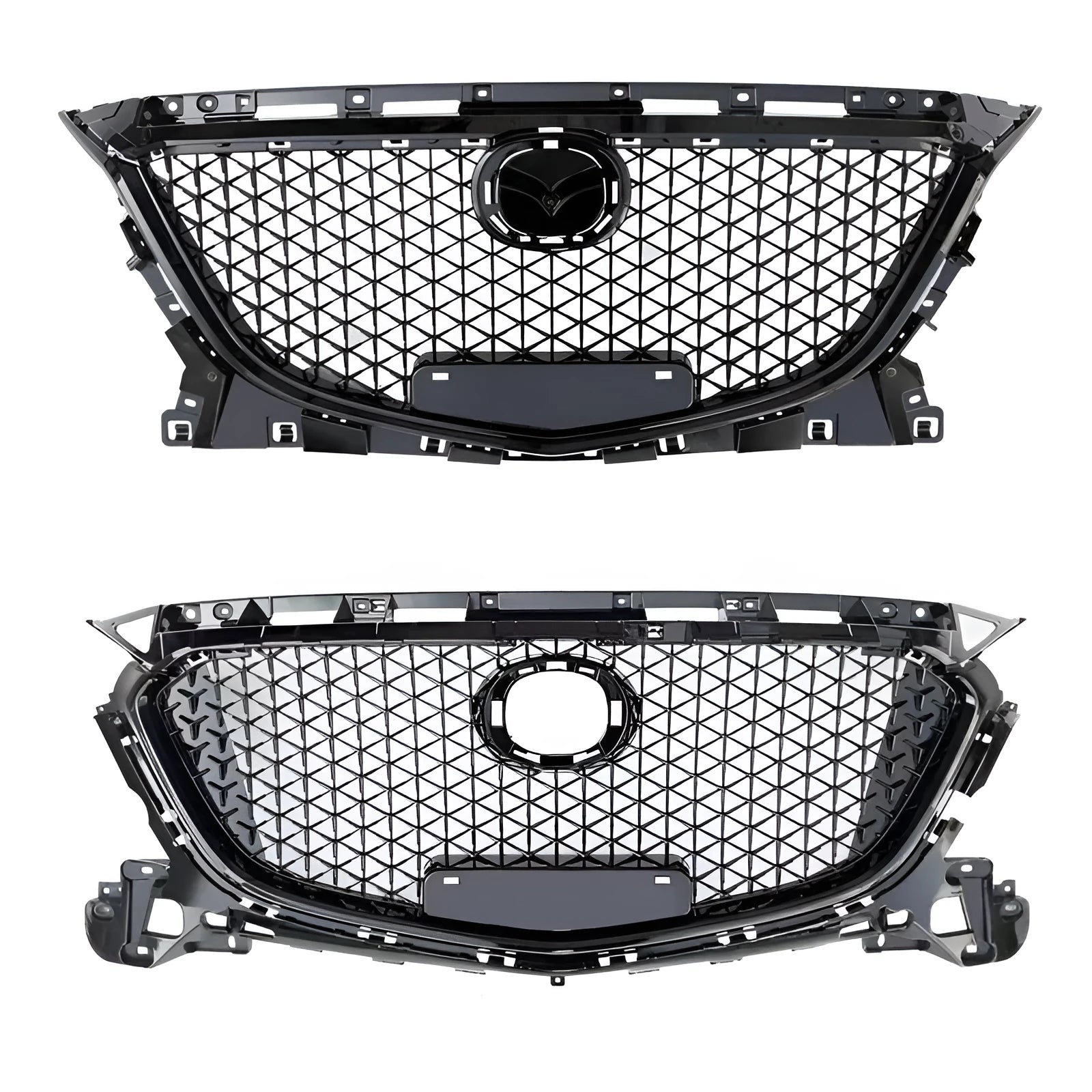 Unksera M10 three-section front shovel car tail for BMW retrofitting in carbon braze pattern finish