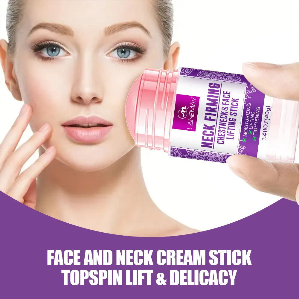 40g jar of neck firming cream with anti-wrinkle and brightening effects