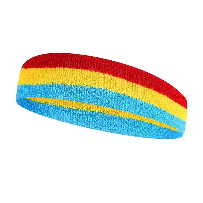 Adult sports headband in multi-colour combinations for yoga running basketball cycling