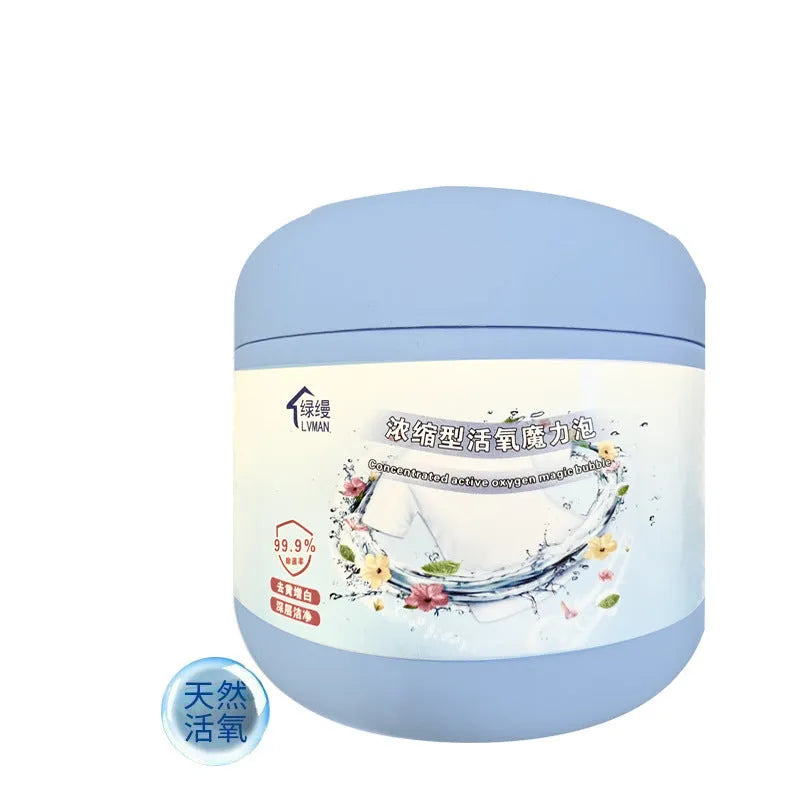 400g bottle of strong active oxygen bleaching powder for laundry stain removal