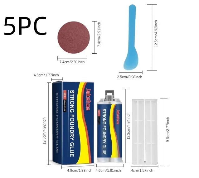 85ml metal sealant glue kit with epoxy adhesive for stainless steel copper aluminum repair